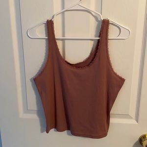 Cute ribbed tank top